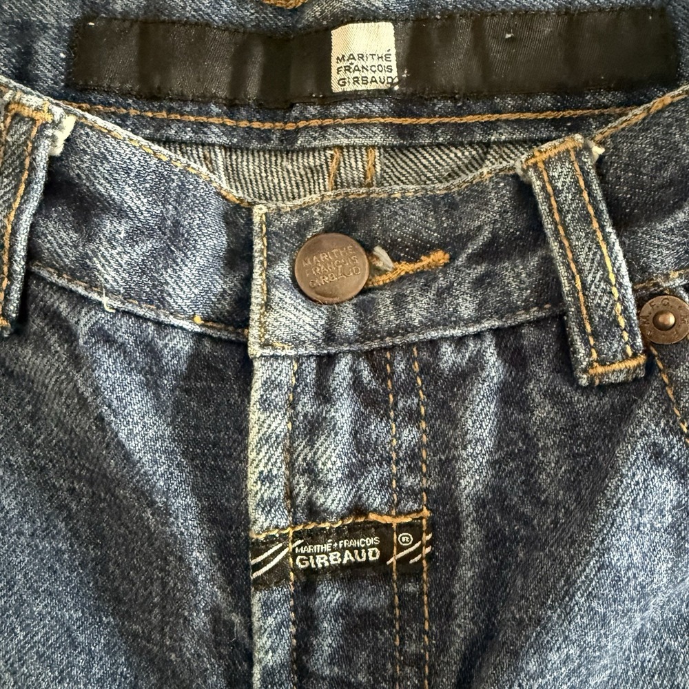VTG Marithe Francois Girbaud Womens Jeans 29x30 Y2K Low Rise Flare Bootcut Tag - Picture 2 of 8